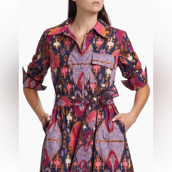 Figue Bassa Printed Midi Shirtdress size small
NWOT - Picture 3 of 15